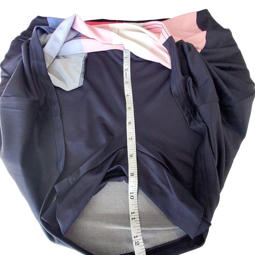 Golftini Golf Skort With Colorful Stripe Pattern Pink Label Size L Connection- - Picture 5 of 12